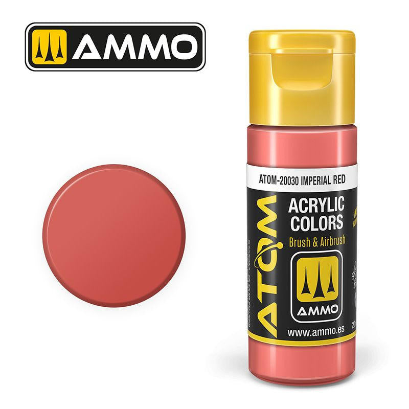 MiG Ammo ATOM COLOR Imperial Red (20030)